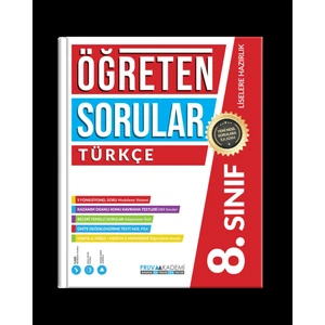 Pruva Akademi 8. Sınıf Öğreten Sorular LGS Türkçe Soru Bankası