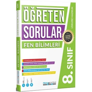 Pruva Akademi 8. Sınıf Öğreten Sorular LGS Fen Bilimleri Soru Bankası