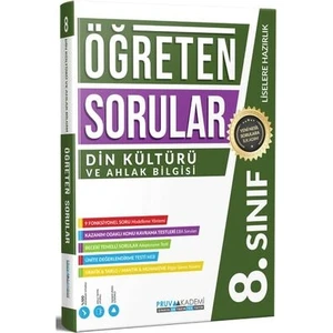 Pruva Akademi 8. Sınıf Öğreten Sorular Din Kültürü ve Ahlak Bilgisi Soru Bankası