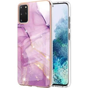 Samsung Galaxy S20+ Plus Için Mermer Desen Yumuşak Tpu Tampon Kılıf Kapak Pembe (Yurt Dışından)