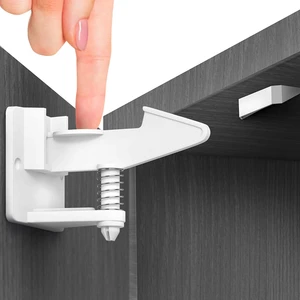 Baby Lock 10 Adet Bebek Çocuk Güvenlik Çekmece Dolap Kilidi Gizli Kilit
