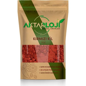 Cilt ve Yüz Maskesi Için Toz Kırmızı Kil 150 gr