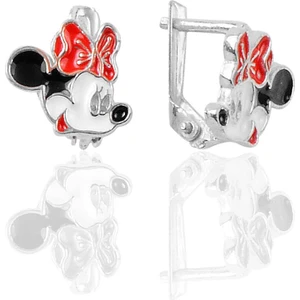 Söğütlü Silver Gümüş Mineli Klipsli Çocuk Küpe