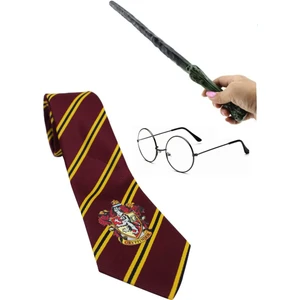 Herkese Kostüm Harry Potter Gryffindor Asa Gözlük Kravat Seti