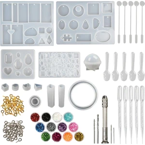 Strade Store 142 Adet Silikon Reçine Kalıp ve Malzemeleri (Yurt Dışından)