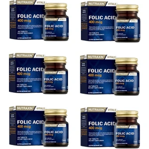 Folic Acid 100 Tablet X6 Adet