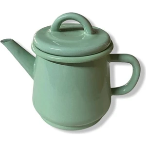 Yeşil Emaye Demlik Büyük Boy 900ML