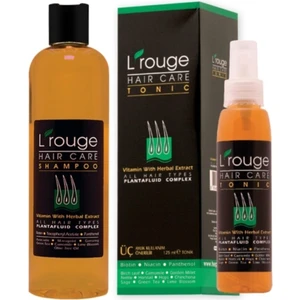 Şampuan Tonik-Etkili Kadın Erkek Doğal Çözüm  2 Li Set