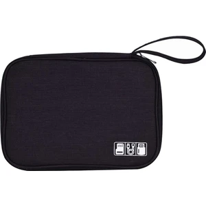 Strade Store Taşınabilir Elektronik Kablo Organizatör Çanta USB Şarj Saklama Kılıfları Siyah (Yurt Dışından)