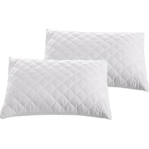 Lime&berry 2'li Set Yastık Koruyucu, Tela Kapitoneli Yastık Alezi, 50 x 70 cm