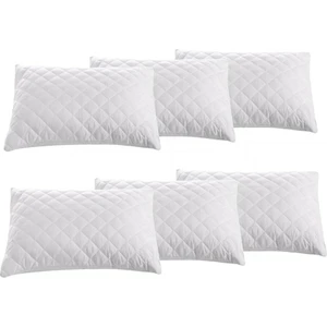 Lime&berry 6'lı Set Yastık Koruyucu, Pamuklu Kapitoneli Yastık Alezi, 50 x 70 cm