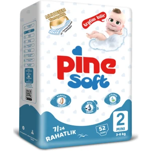 Mini 2 Beden 3-6 kg Bebek Bezi 52'li