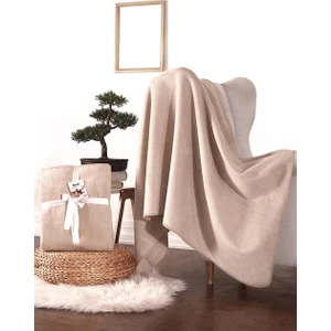 Dolce Bonita Home Pamuklu Tv Battaniye 127X155 Basic Bej
