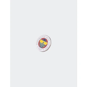 Fb Logo Mineli Rozet 1.9.cm Gümüş Renk
