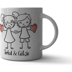 Sevimli Hediye Sevgili Karikatür Kupa Bardak