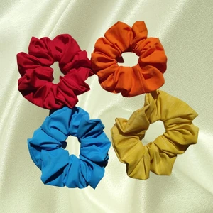 Kadın Lastikli Simit Scrunchie Saç Toka Set