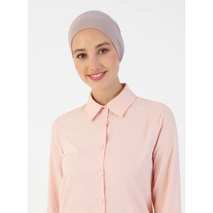 Nefes Alan Kumaş Pratik Boru Bone - Duman Gülü - Ecardin