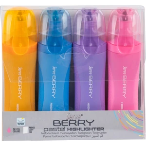 Berry Fosforlu Kalem Pastel 4lü Set