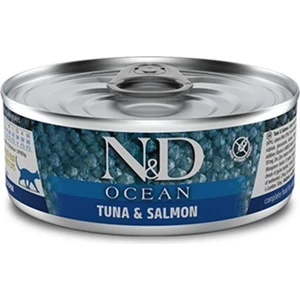 Nd Ocean Ton Balığı ve Somonlu Kedi Konservesi 80 gr x 3 Adet