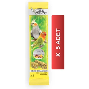 Gold Wings Meyveli Paraket Krakeri 2'li (5 Paket)