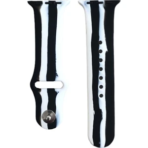 Bilişim Aksesuar Apple Watch Uyumlu Seri 7 6 5 4 3 2 1 Se Kayış Pastel Renkli Spor Silikon Kordon 38 40 mm