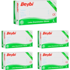 Lateks Eldiven Pudralı (5 Paket)