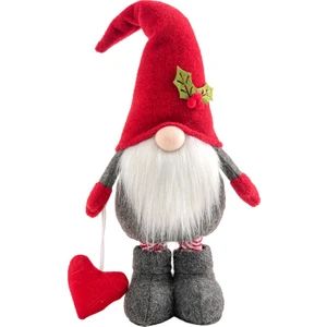 Parlayan Burun Noel Cüce Dekorasyon - Kırmızı (Yurt Dışından)