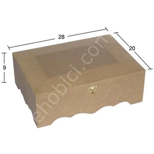 E Hobici Ahşap Kutu (Mdf) Obje KU260