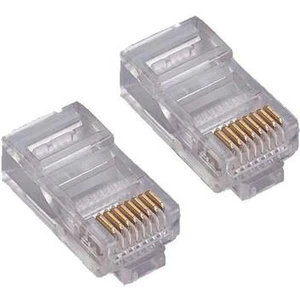 RJ45 Konnektör Network Cat5 Cat6 Jak Ethernet Uç 10 Adet