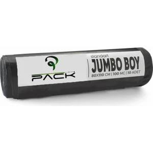 Jumbo Çöp Torbası 800 Gr. Boy 80 X110 cm Çöp Torbası