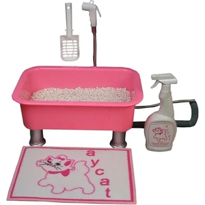 Yıkanabilir Kedi Tuvaleti 45 x 33 cm Pembe