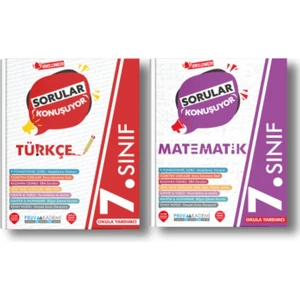 Pruva Akademi 7. Sınıf Sorular Konuşuyor Soru Bankası Türkçe Matematik LGS Seti