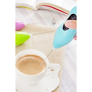Mini Mixer Kahve Süt Köpürtücü Karıştırıcı Cappucino Mikser Paslanamaz Çelik Uçlu