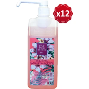 Eyüp Sabri Tuncer Japon Kiraz Çiçeği Kolonyası 1 lt x 12