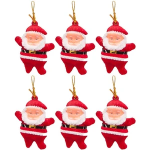 Yılbaşı Çam Ağacı Süsü Noel Baba 6'lı