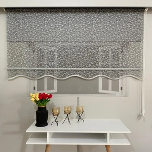 Volper Mekanik Vp 921 Stor Zebra Perde Mikro Plise Ekru Etek Dilimli 180 x 200 cm