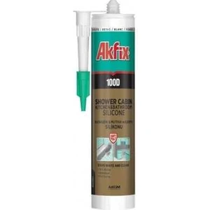 100D Duş Kabini Mutfak Banyo Silikonu 310 ml Şeffaf