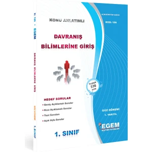 Egem Eğitim Yayınları Davranİş Bilimlerine Giriş