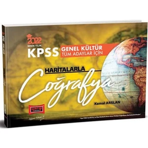 Yargı Yayınevi 2022 KPSS Genel Kültür  Tüm Adaylar Için Haritalarla Coğrafya