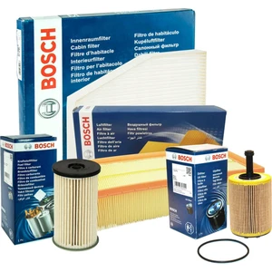 Ford Focus 2 1.6 Tdci Dizel Bosch Filtre Bakım Seti 2007-2011(Hava+Yağ+Yakıt+Karbonlu Polen)