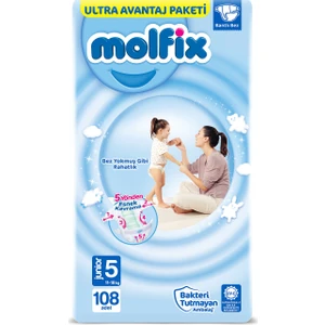 Bebek Bezi 5 Beden Junior Ultra Avantaj Paketi 108 adet