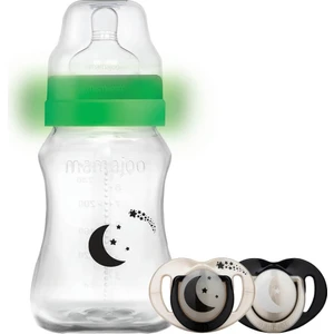 Gece & Gündüz Biberonu 270 ml & Saklama Kutulu İkili Emzik / Pearl