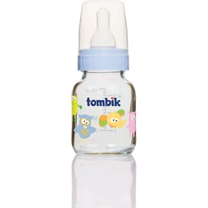 Şaşkın Hayvancıklar Serisi Cam Biberon 100 ml / Mavi