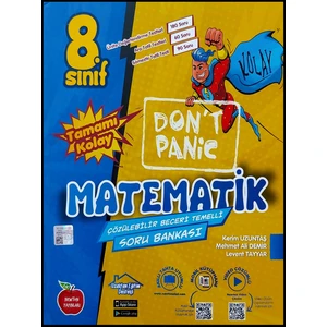 Newton Yayınları 8. Sınıf LGS Don'T Panic Matematik Beceri Temelli Soru Bankası