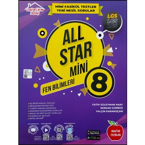 Newton Yayınları 8. Sınıf LGS All Star Fen Bilimleri Mini Fasikül Testler