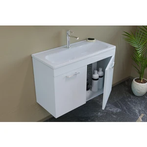 Bafa 80 cm Mdf Banyo Dolabı Alt Modül ve Lavabo