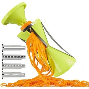 1 Adet Spiral Sebze Doğrayıcı Plastik Malzemeden Pratik Jülyen Doğrama Aracı