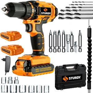 Japon Technology 92VF12AH C-E-S Seri Darbeli Metal Şanzuman Şarjlı Çift Akülü Matkap 27PRÇ Uç Setli