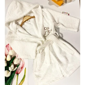 Renkli Puset  Pamuklu Havlu Çocuk Bornoz Balık