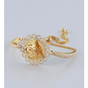 Else Silver Tuğra Asansörlü Gümüş Bileklik